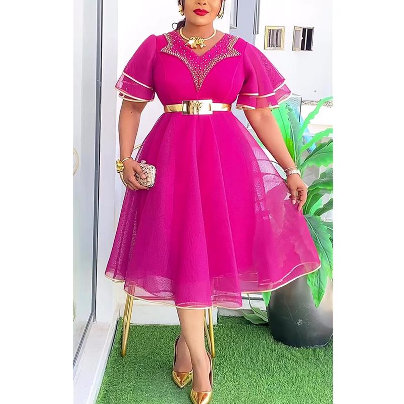 African Dresses for Women Plus Size Africa Clothes Dashiki Ankara Turkey Outfits Gown Elegant Muslim Wedding Party Long Dress 0