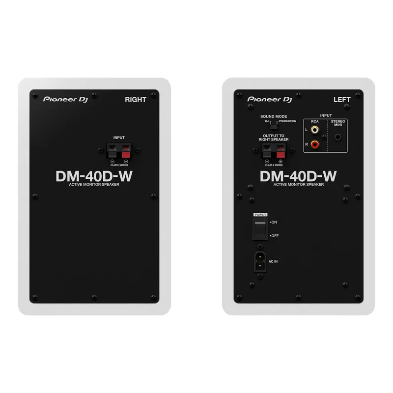 Pioneer DJ DM-40D-W 4-Inch Desktop Monitor System 2
