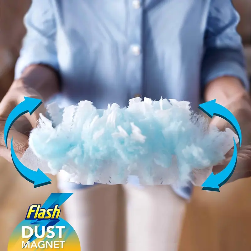 Flash Duster Mrs Hinch Cosy Season Dust Magnet Refills, Fluffy Dusters Refills, 9 Dusters, Effective on 100% of Dust, Dust Magnet 1