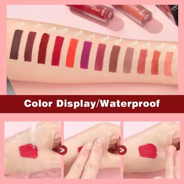 Ladies Vegan Lip Plumber Long-lasting Moisturizing Non Transparent Waterproof Girls Women Lipstick Lipgloss Tubes Luxury Lip Gloss Tube And Box Easy To Apply Makeup Glossy Cosmetic Makeup 1