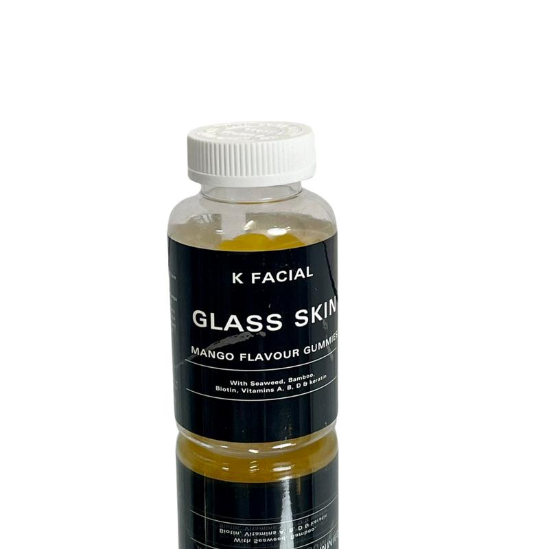 K Facial Glass Skin Vegan Collagen Gummies for Healthy Hair, Skin & Nails made with Seaweed Collagen - Mango Flavour 2