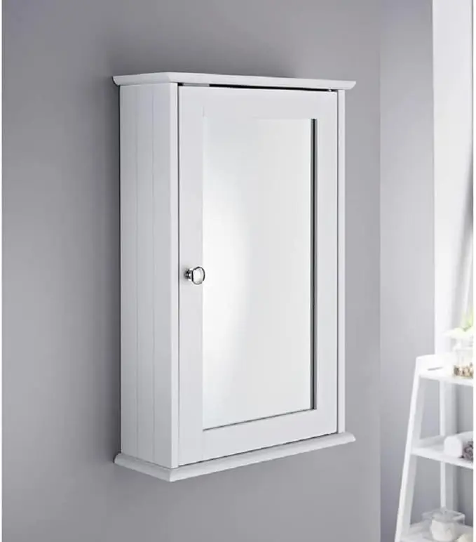 Homme Concept - Wall-Mounted Mirrors Cabinet, Bathroom Storage Unit, Bathroom Mirror With Shelf flat packed. 6