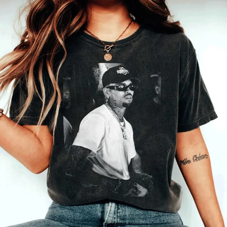 Chris Brown, Chris Brown Shirt, Vintage Chris Brown T-Shirt, 1111 Tour T-Shirt, Chris Brown