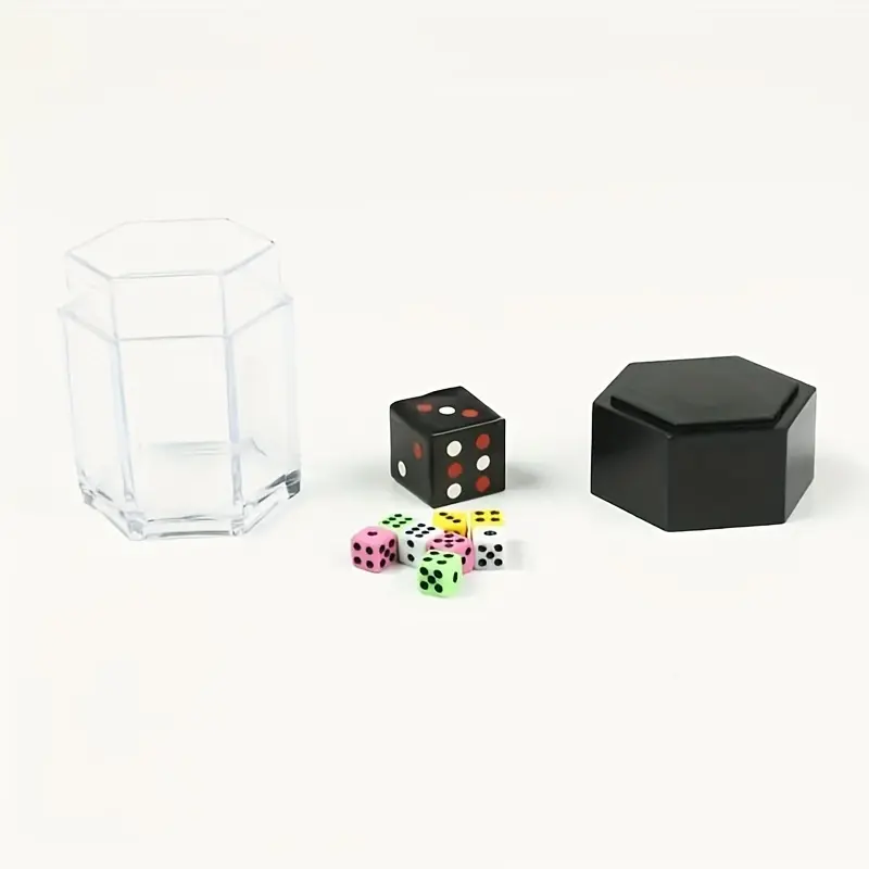 Magic Explosion Dice Trick - 1pc, Transforming Large Die to 8 Mini Dice, Durable Plastic, Performance Magic Kit for Parties & Close-Up Magic, Age 14+ 6
