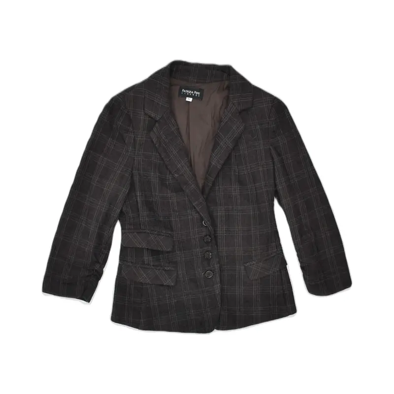 Pre-Owned Vintage PATRIZIA PEPE FIRENZE Womens 4 Button Blazer Jacket IT 42 Medium Brown 0