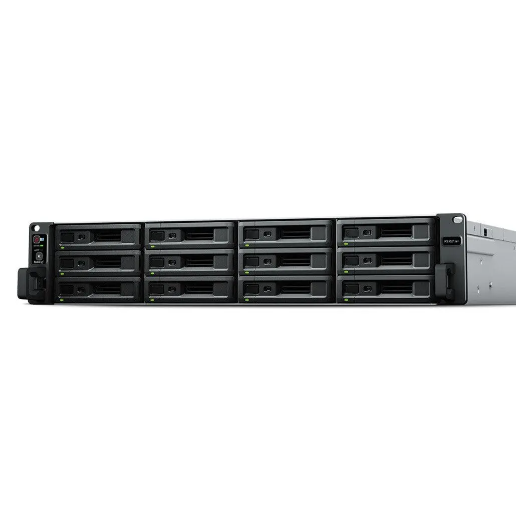 Synology RackStation RS3621XS+ NAS/storage server Rack (2U) Ethernet LAN Black D-1541