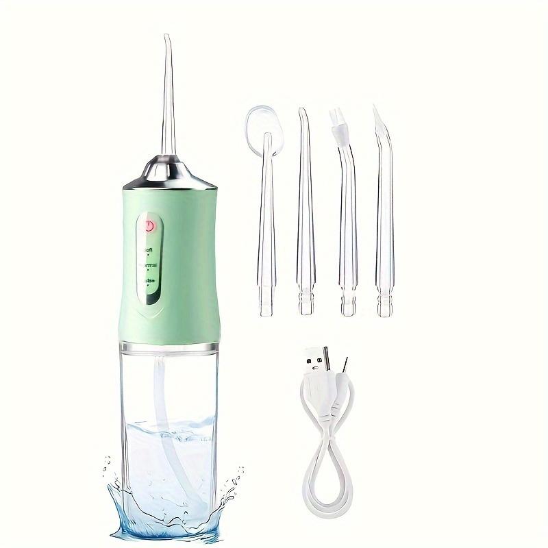 Rechargeable Electric Water Flosser with Intelligent Pressure Control - Fashion 360° Rotatable Nozzle Oral Irrigator for Deep Cleaning Teeth & Gums, 800mAh Lithium Battery, USB Charging, Great for Father's Day Gift 6