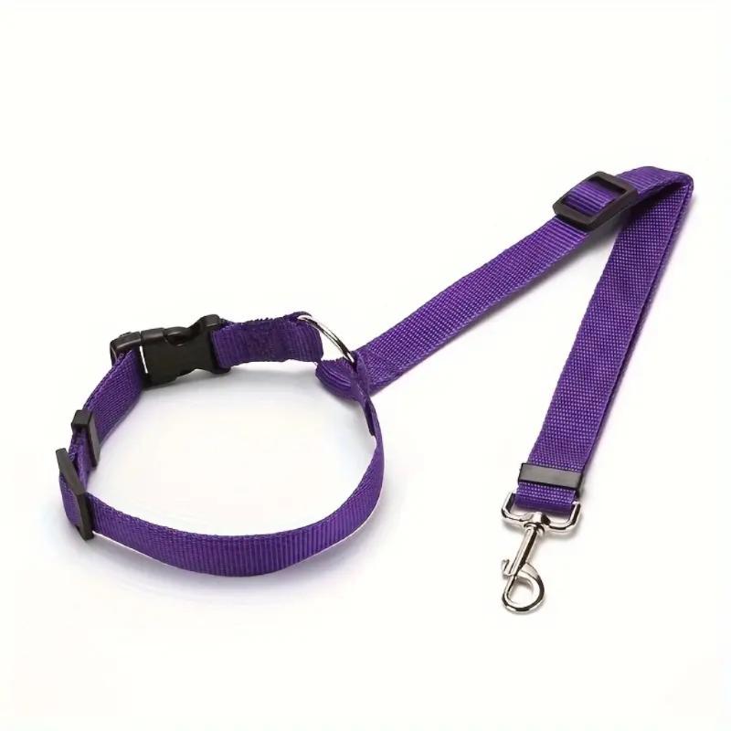 Adjustable Dog Car Safety Harness Headrest Restraint for Any Sized Dog dog  harness 4