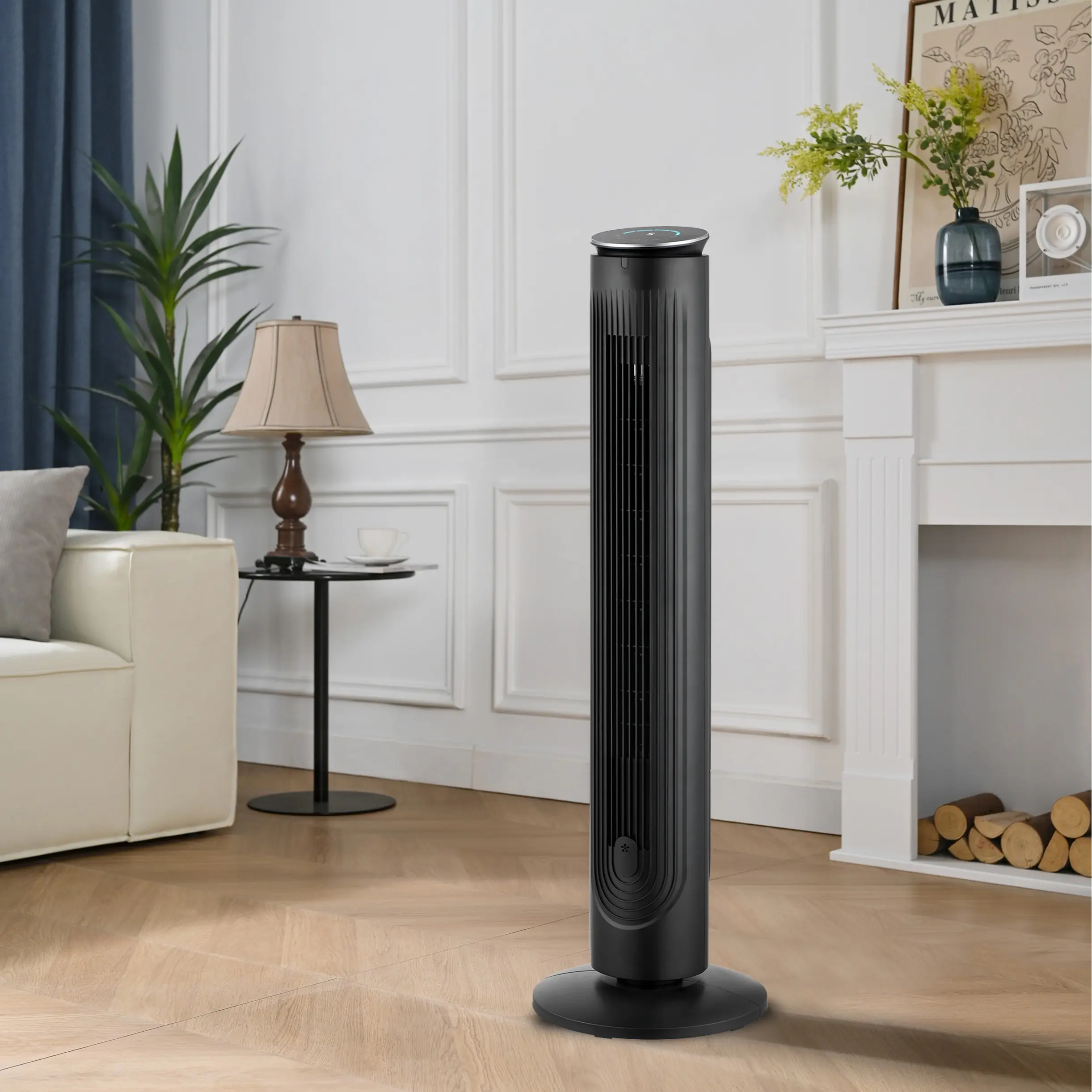 Climatik 41" Ultra-Quiet Tower Fan with Remote, 5 Wind Speeds, 9Hr Timer, Oscillation + 12 Month Warranty