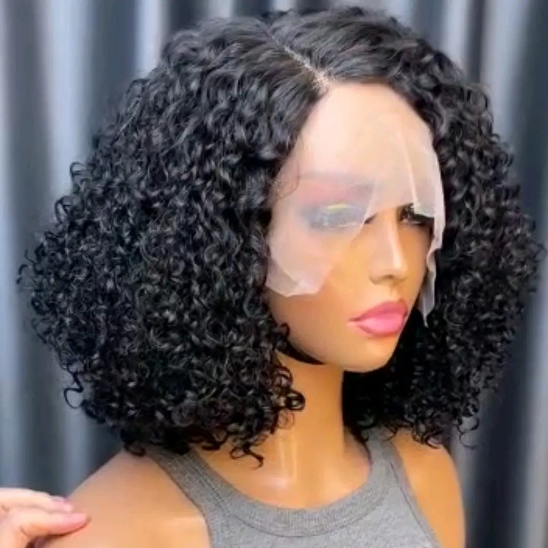 Fifi  Glueless Human Hair Baby Curls Wig  C part