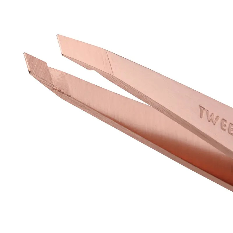 Tweezerman Slant Tweezer Rose Gold 2