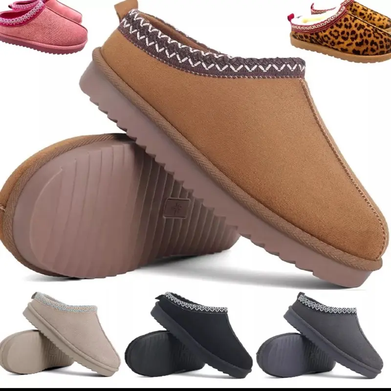 Ladies Faux Fur Slip-On Winter Slippers - Warm and Cozy Footwear for Women - Girl