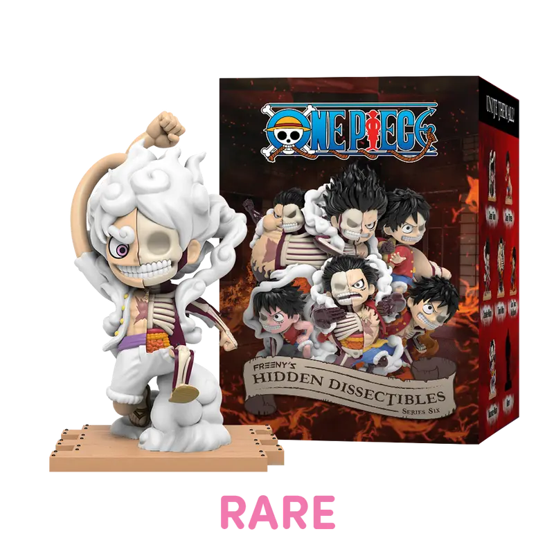 Mighty Jaxx Freeny's Hidden Dissectibles: One Piece Series 6 (Luffy Gears Edition) | Collectible Figurines | Each Pack Contains One Figure 6