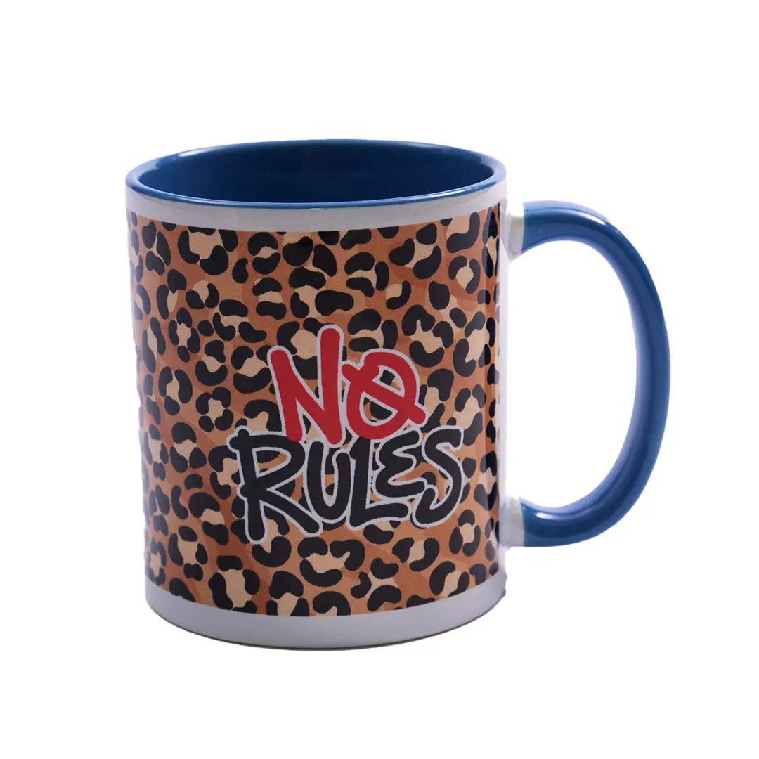 No Rules Graffiti Logo Mug
