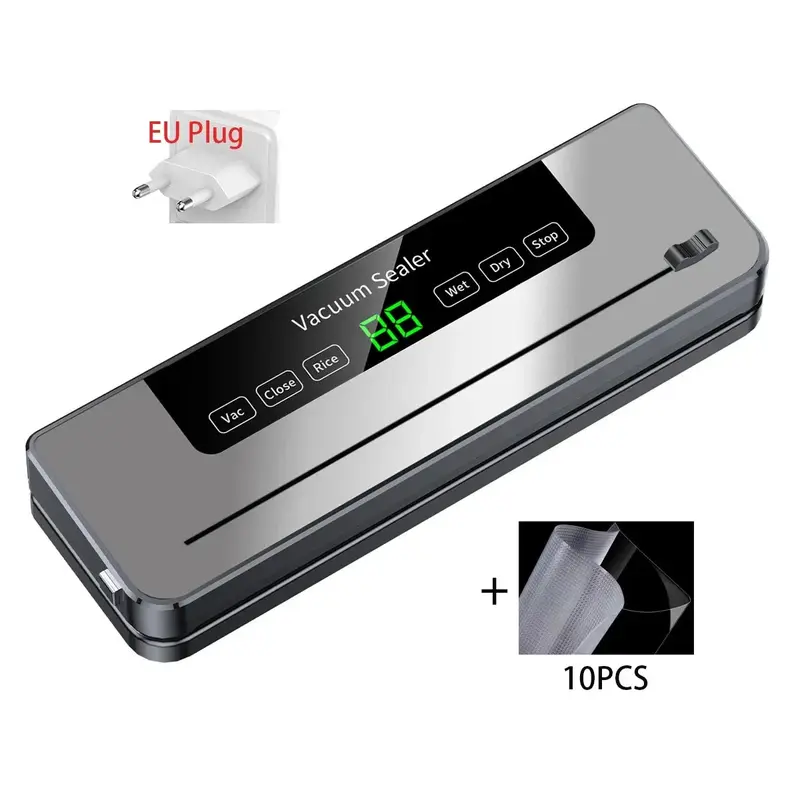Electric Vacuum Sealer Food Storage Sealing Machine with Built-in Cutter & UV Sterilization 5