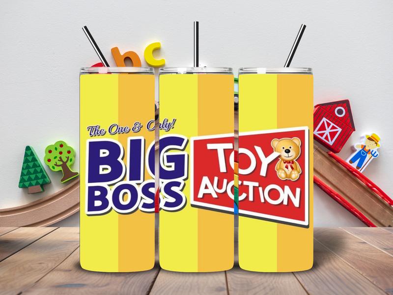 Big Boss Toys Tumbler - Holds Hot and Cold drinks - 20oz Tumbler - Straw included Drinkware Insulated 2