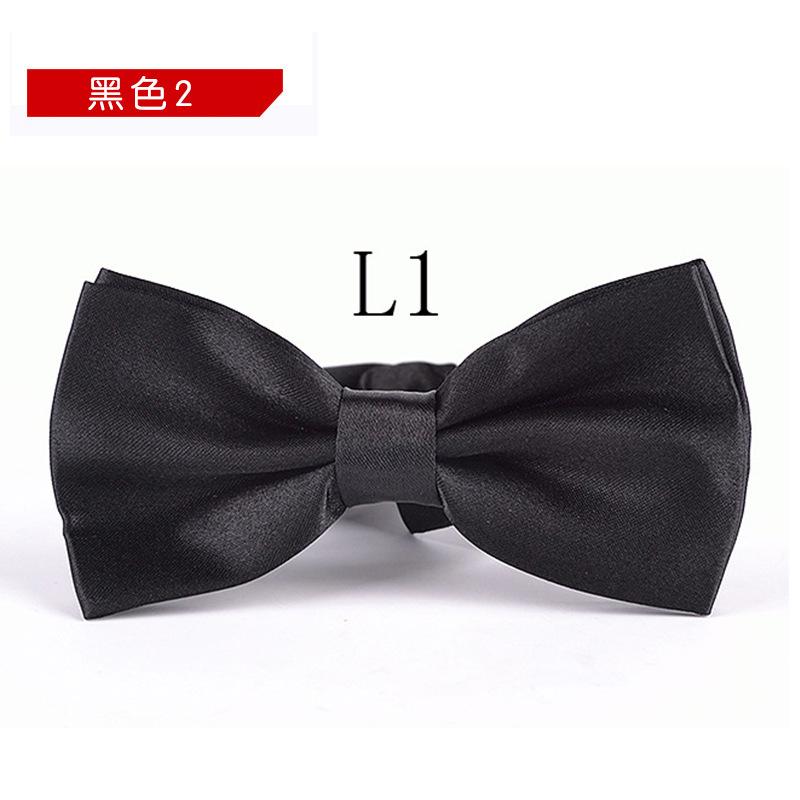 Bow Tie, Children's Wine Red, Black Formal Shirt, Men's British and Korean Version Bow Tie, Party Accessories 4