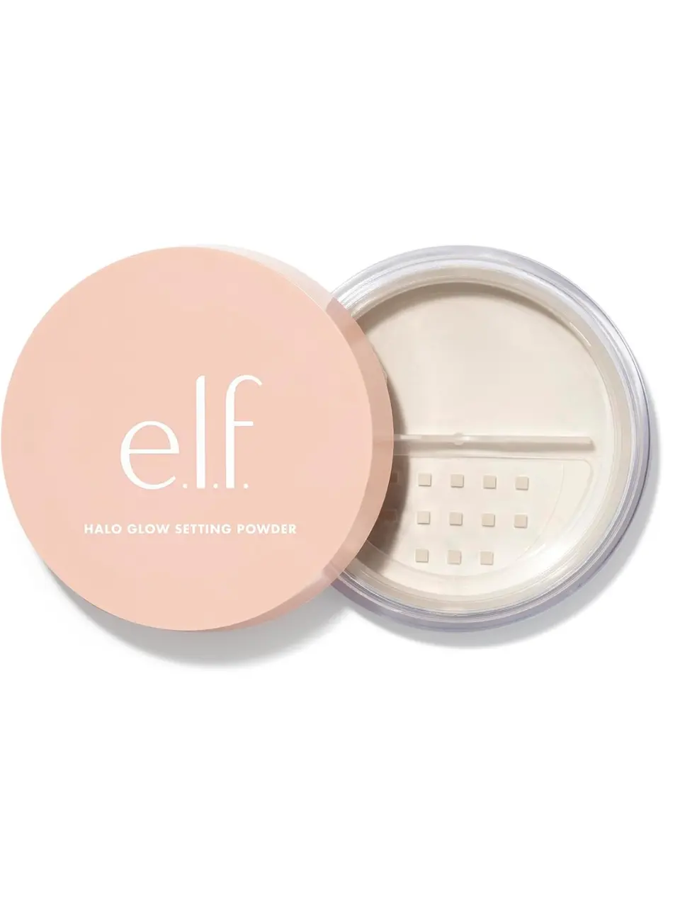 e.l.f., Halo Glow Setting Powder, Silky, Weightless, Blurring, Smooths, Minimizes Pores and Fine Lines, Creates Soft Focus Effect, Light, Semi-Matte Finish,...