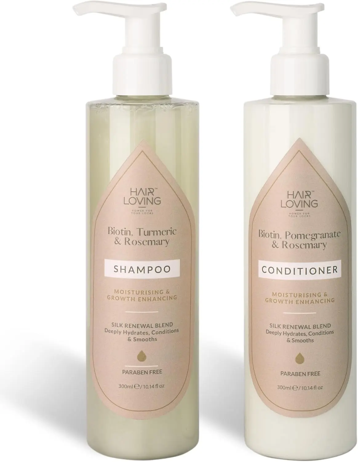 Loving Silk Renewal | Hair Growth Combo Pack, Hair Loss Shampoo and conditioner bundle, with Biotin, Rosemary Oil Argan and Marula Oil - Haircare, Comfort, Mens Hair Loss shampoo and conditioner, Pomegranate, Cleansing, Cleanser