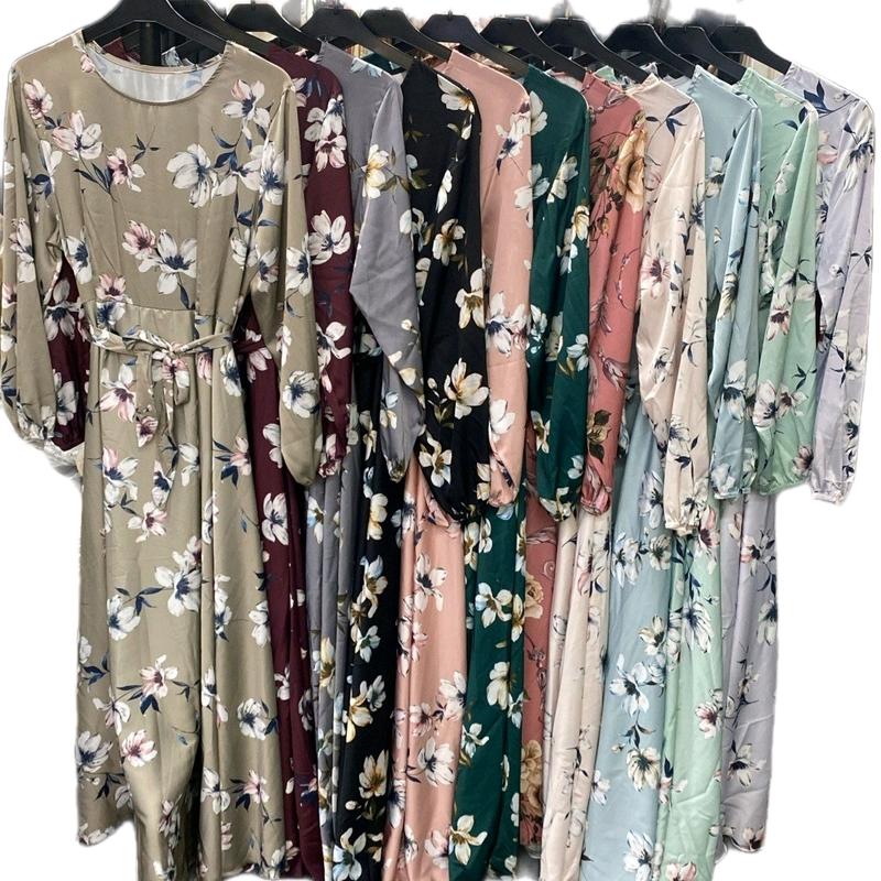 Women's casual long maxi dress  ,Abayas Comfortable Long Sleeve 2