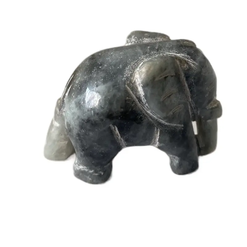Jade Elephant Statue for Gift Collection for Prosperity 2