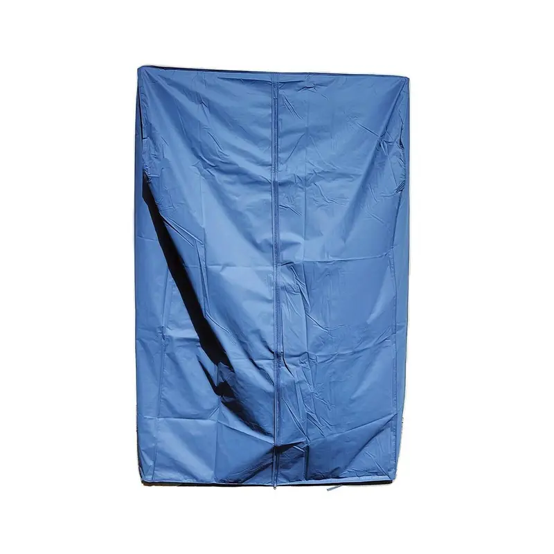 Blue Clothes Garment Rail Protective Waterproof Nylon Zipped Cover 3