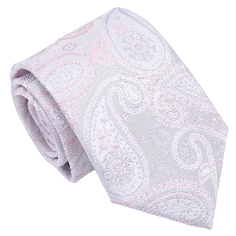 DQT Paisley Bohemian Men's Tie Perfect for Wedding Formal Attire Special Occasions 7
