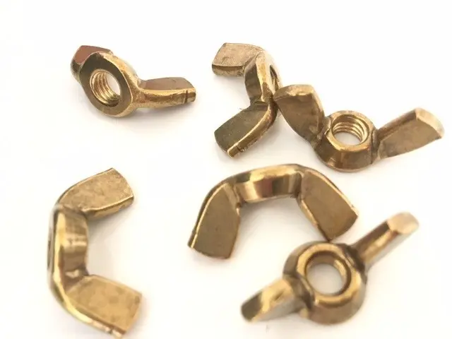 Solid Brass Wing Nuts for Metric Bolts and Screws - M4, M5, M6, M8, M10 1