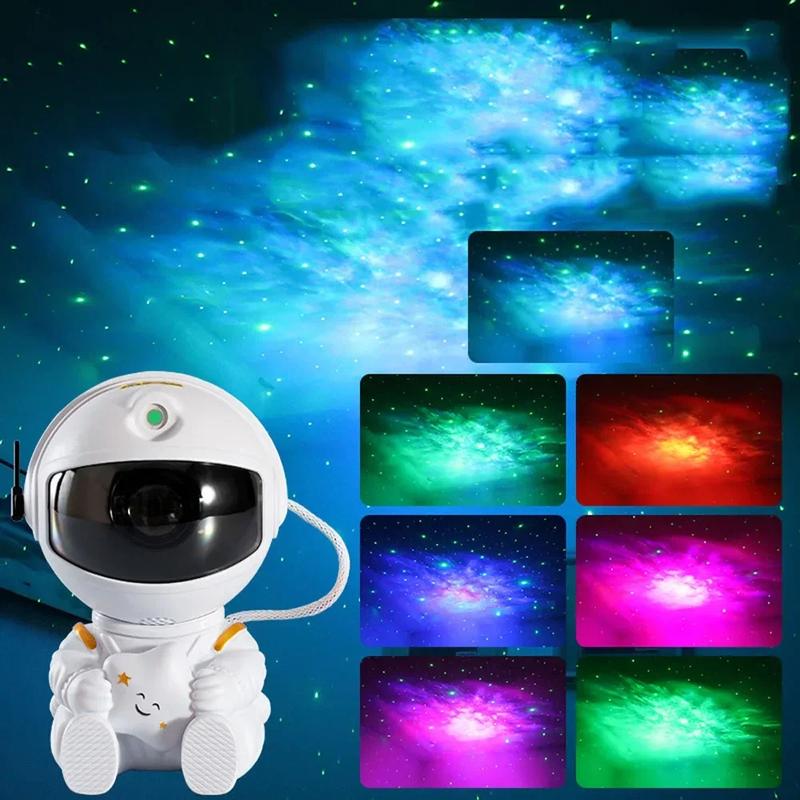 Product Introduction of Astronaut projection light Room Bedroom decoration Star guitar top night light full Star laser atmosphere light gift 6