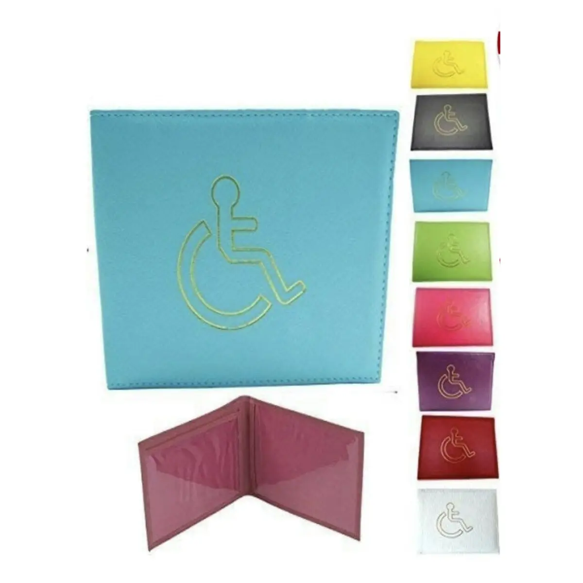 Needs & Wants DISABLE 5 FOR £10 Disabled Badge Holder Hologram Safe Parking Permit Display Cover Wallet
