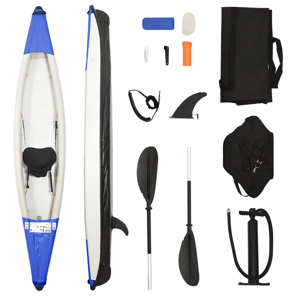 Inflatable Kayak Blue 375x72x31 cm - Perfect for Outdoor Play and Fun