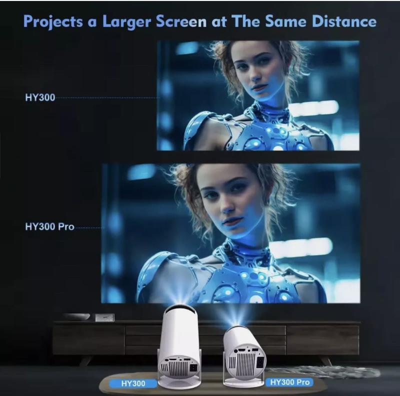 Magcubic Portable Projector-180° Rotatable, WiFi BT 5.0 with Remote Control - Indoor Outdoor Home Theater Projector - Audio projector bedroom projector projector hy300  projector 4k projector projector 4k ultra projector smart tv projector cosy  projector 3