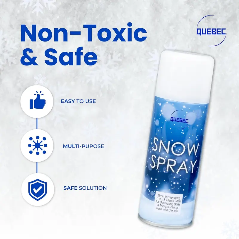 Artificial Snow Spray Set of 2 Cans - Ideal for Decorating Christmas Trees, Windows, Glasses, Wreaths - 85ml Can - Fruit, Decorative Gift Backdrop Father Decoration Nature Photo Stretchy Tool Ornaments 3