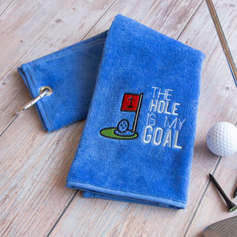Aztex Tri-Fold Golf Towel With Novelty Logo 3