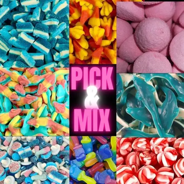 uk Custom Pick & Mix - 100g sweets make your own mix all in the same bag (min 3 options )