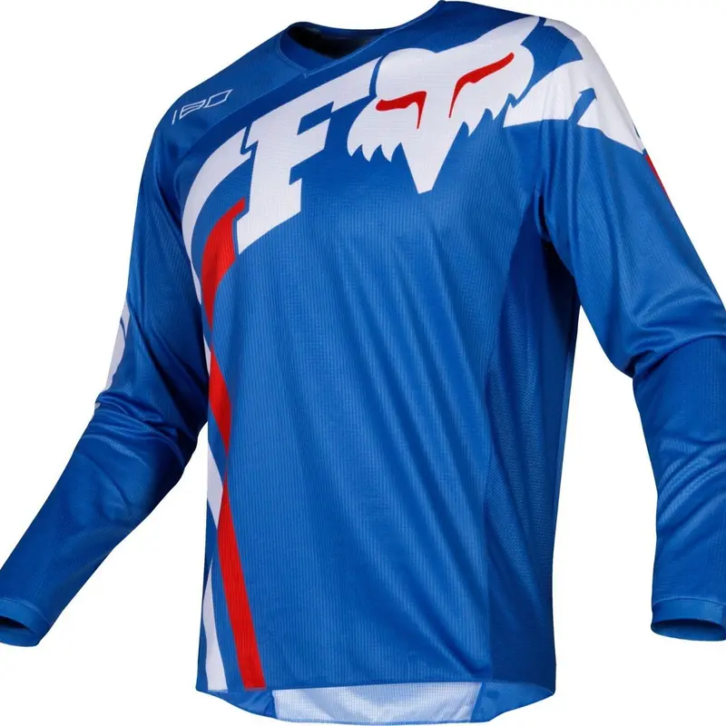 2021 fox downhill suit, outdoor, cycling long-sleeved T-shirt men's top mountain bike, racing suit 2