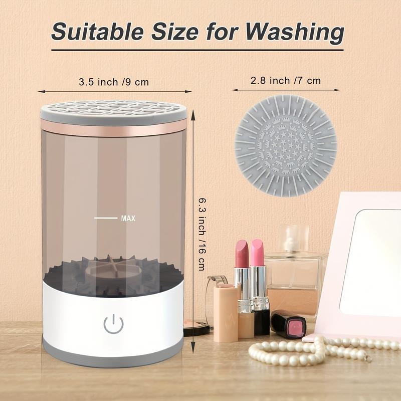 2 in 1 Multifunctional Upgraded Automatic Electric Makeup Brush Cleaner, Great Christmas Gift for Women Cleansing makeup brushes Cosmetic eco  tools new  make makeup  brush makeup  brush  cleaner 6