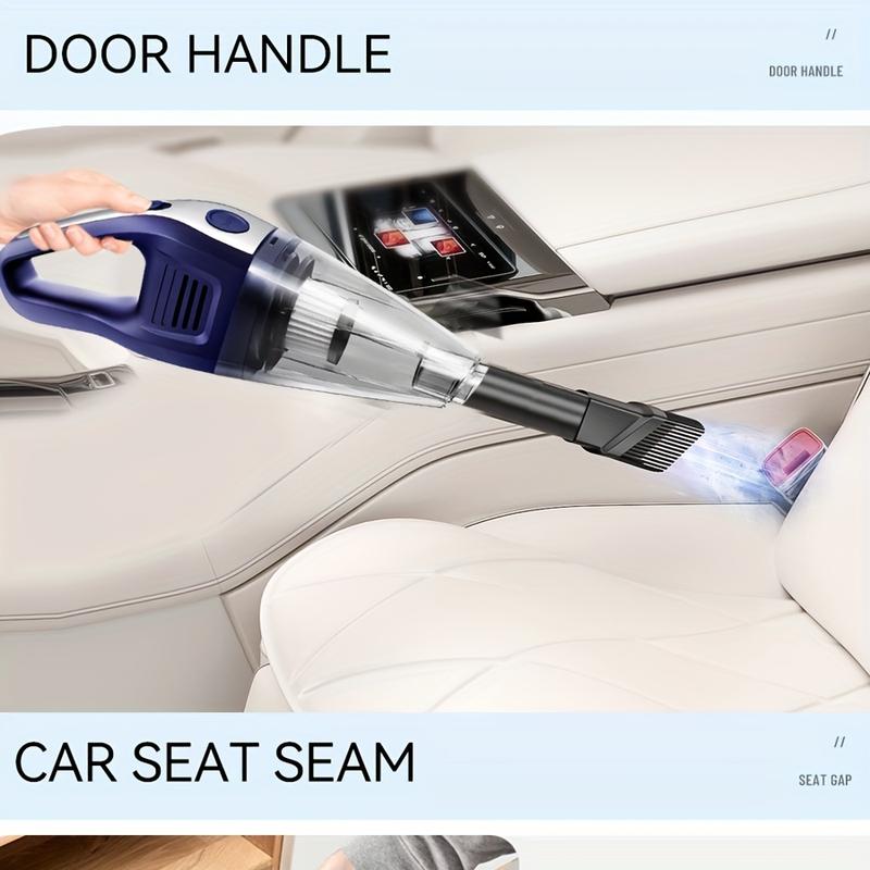 Product Introduction of Powerful Portable Wireless Handheld Vacuum Cleaner for Car, Home, Office with USB Charging and Variety of Accessories 3