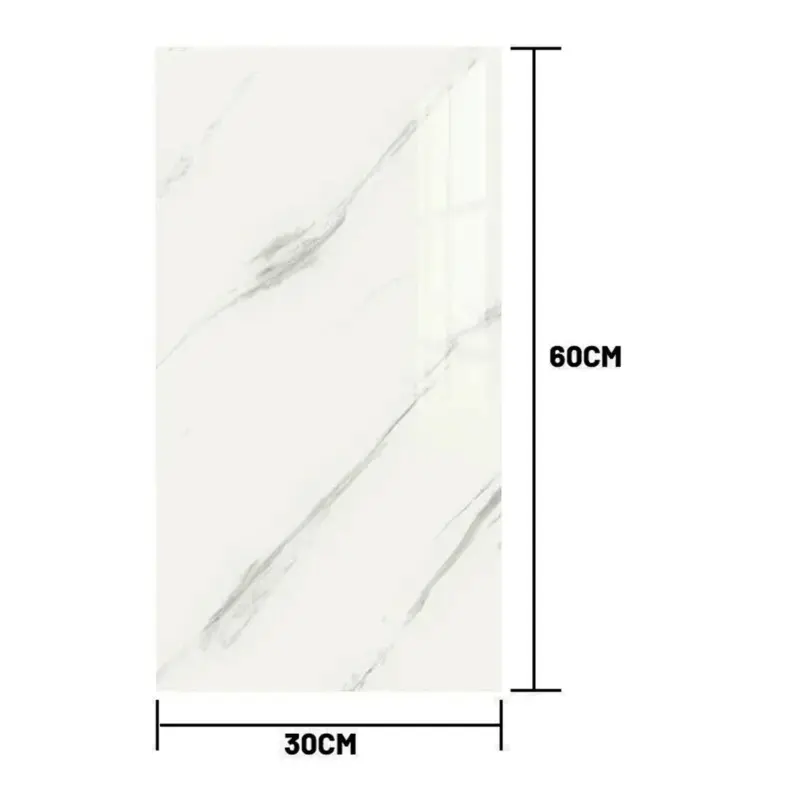 20x Marble Tiles Sticker Self-Adhesive Stick On Kitchen Home Wall Bathroom Decor UK STOCK 1