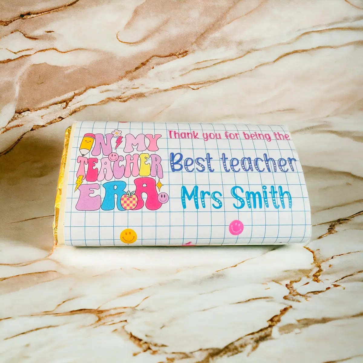 Teacher treat bar wrapper ( includes galaxy bar )