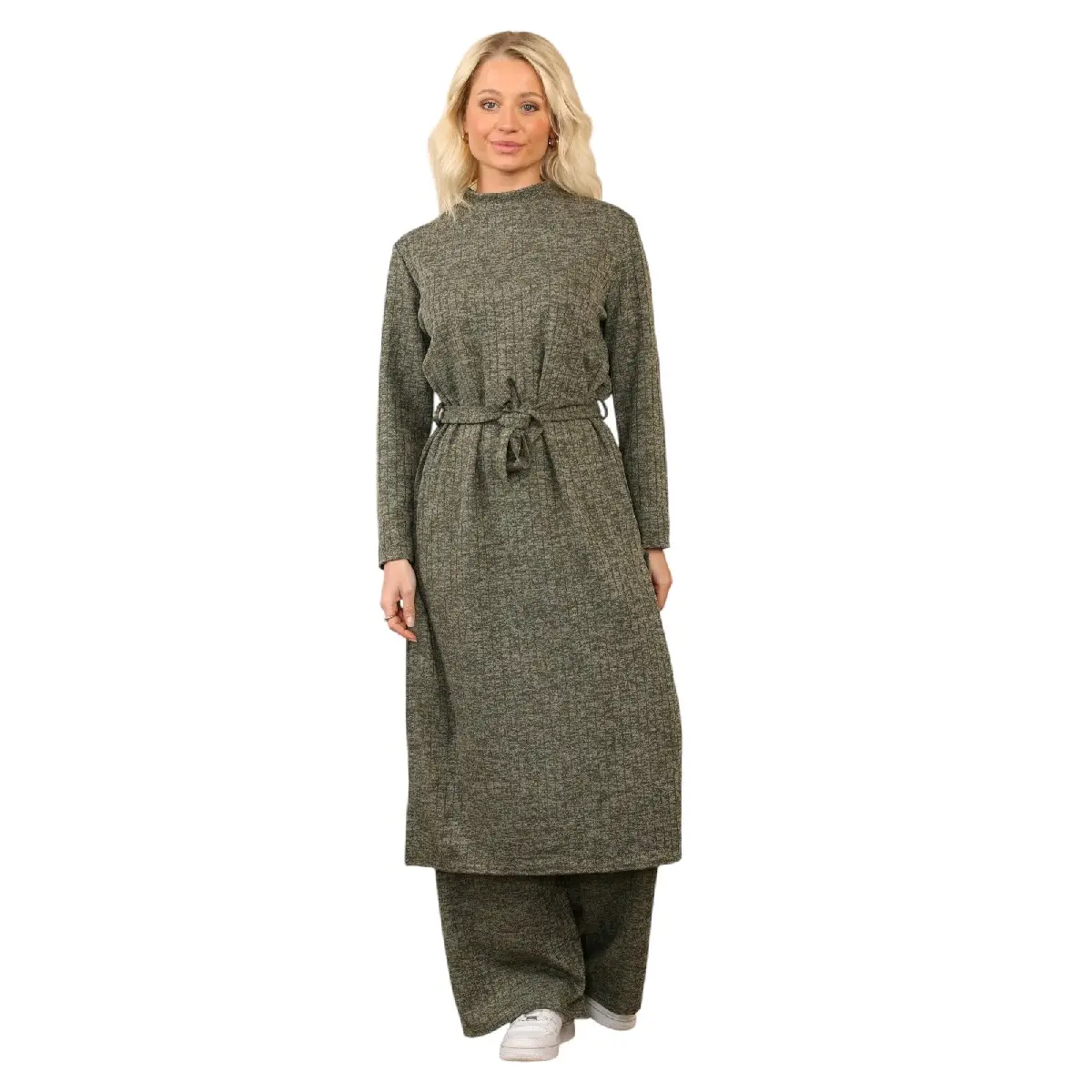 Woman's Ladies  Co Ord Side Slitet Set With Trouser Set With Comfortable Material Loungewear Set.  Womenswear