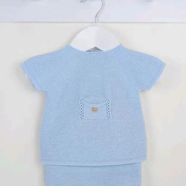 Pex Hugo Shorts Set in Blue- Perfect Set for Your Little One