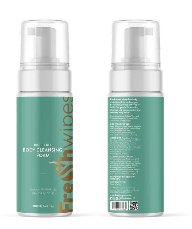 Rinse-Free Body Cleansing Foam 1