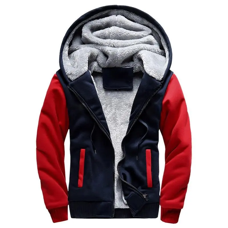 Men's Jacket Camouflage Thicken Winter Jackets for Men Fleece Long Sleeve Coat Man Casual Hoodies Streetwear Men's Coats 4