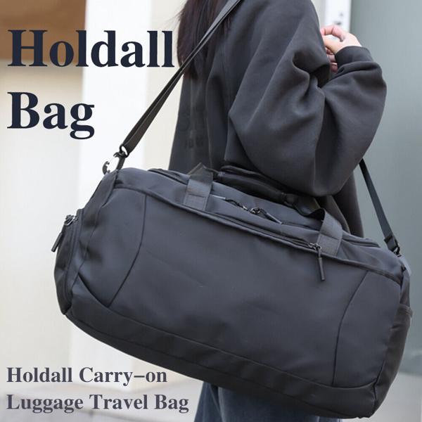 Large Black Sport Gym Tote Duffle Bag for Travel and Work 2