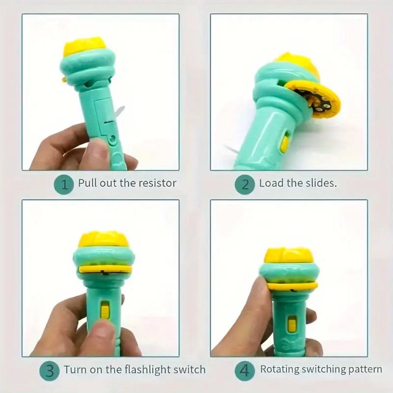 Fun Projection Flashlight with 32 Patterns and 4 Cards for Ages 3-12 #tiktok Gift for Christmas 3