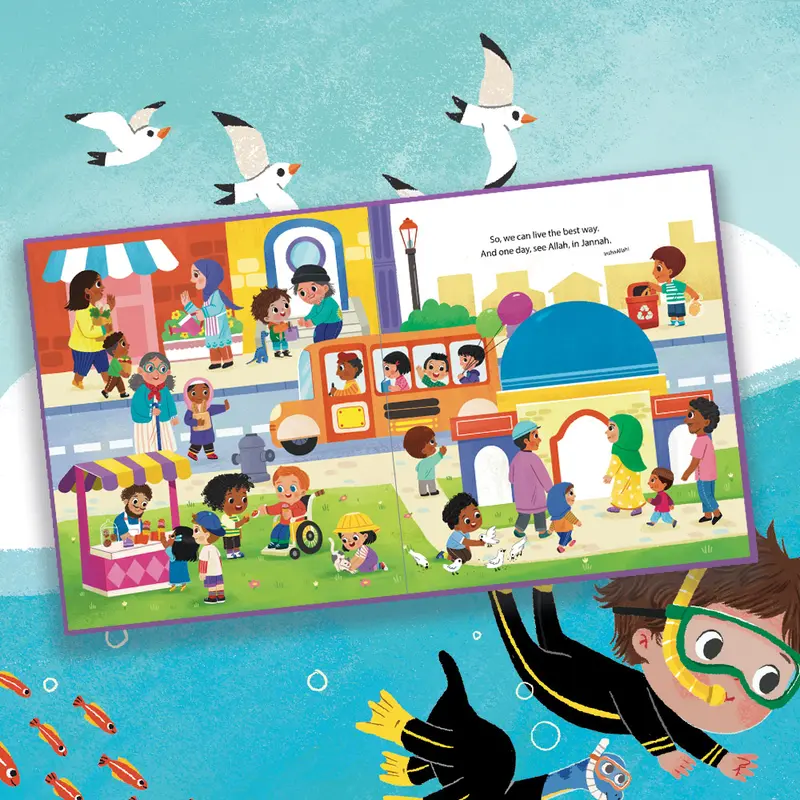 Momo & Bronty Islamic Board Book Set for children ages 0-3 1