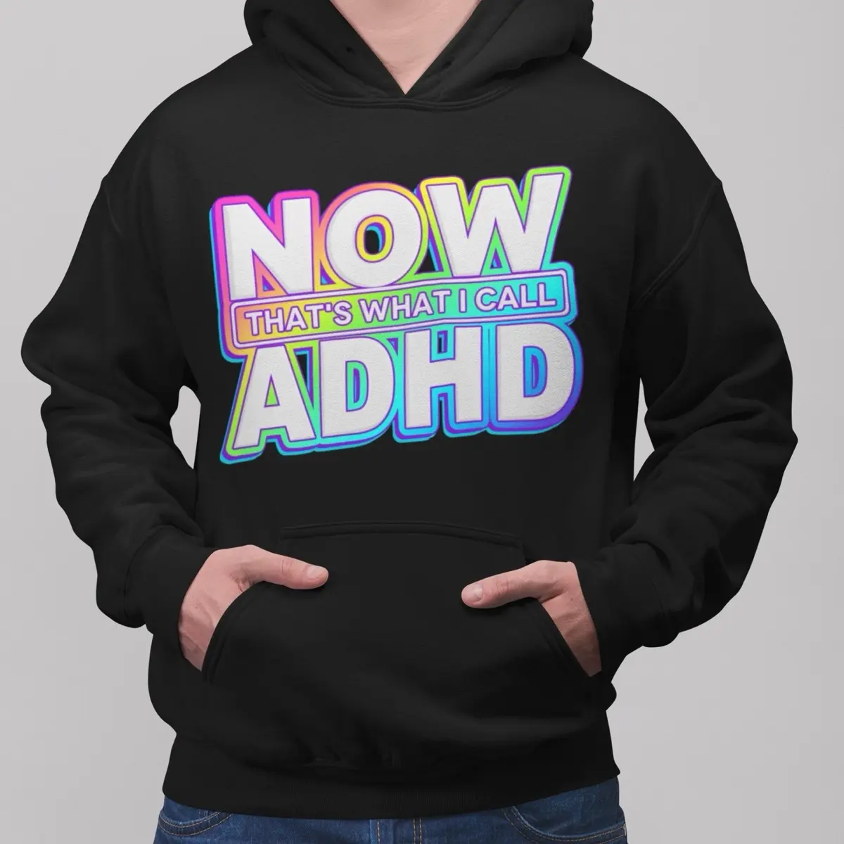 Now that’s what I call adhd hoodie. let’s break the stigma around mental health. For men and women Fashion Menswear Outfit Sweaters Tops Pullover Long Sleeve