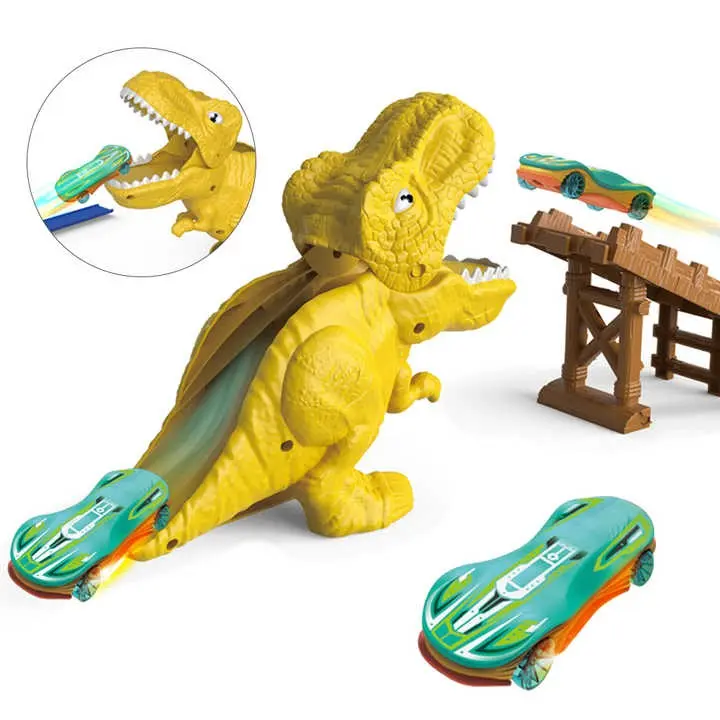 Flexible Dinosaur Track with Stunt Car for Kids | Perfect Gift for Boys and Girls Ages 2-13 4