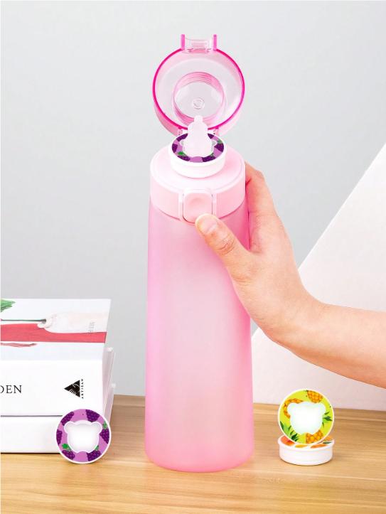 1pc Flavored Water Bottle, Bottle Starter Set, Drinking Bottle With One Random Flavoured Pods Suitable For Gyms, Schools, Flavored Water Bottle Drinkware Tumbler Cup Mug Portable Bottled Washable Reusable 3